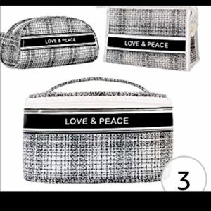 3pc makeup bag